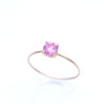 ピンクサファイアのリング